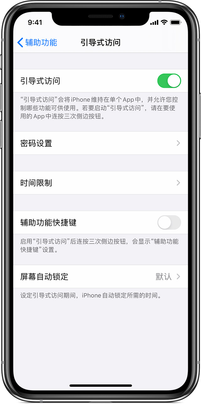 孟津苹果手机维修分享如何在 iPhone 上退出引导式访问 