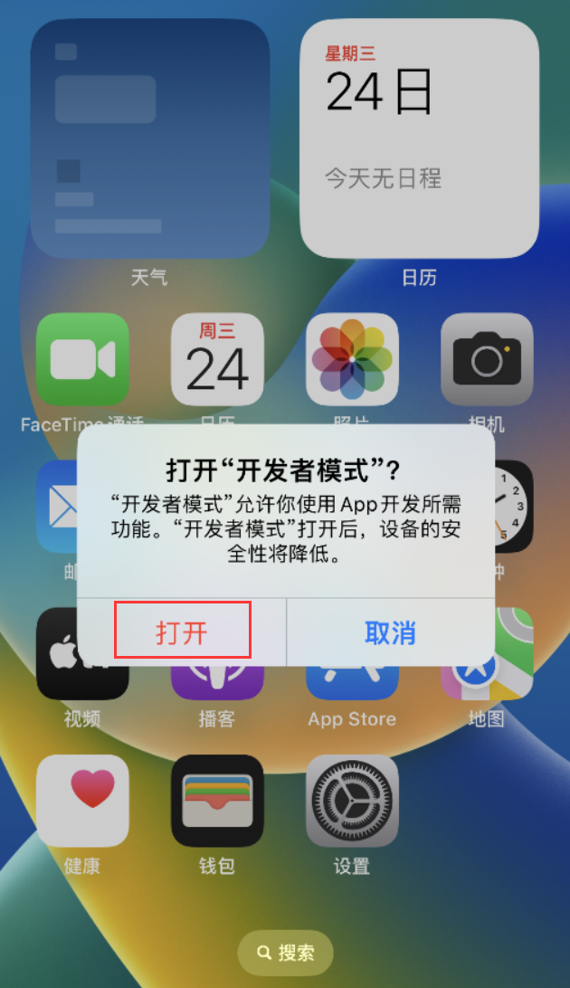 孟津苹果手机维修分享如何打开开发者模式 
