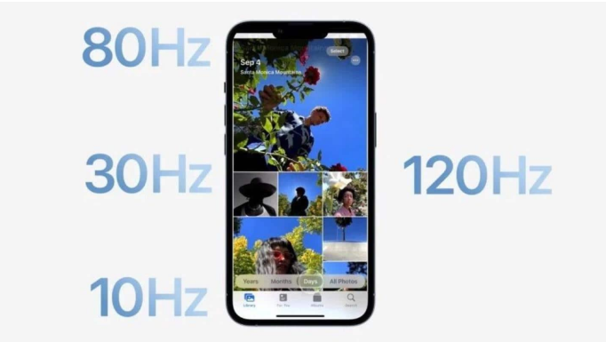 孟津苹果14维修分享iPhone 14有高刷吗 